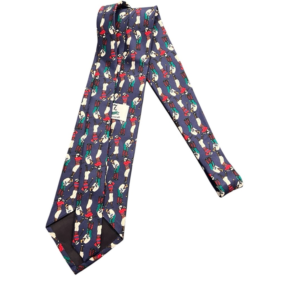 Colorful Golf Patterned Tie - Picture 2 of 4